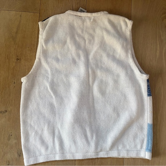 Vintage White Stag cotton blend patriotic heart vest 4th July - size large - Picture 7 of 7